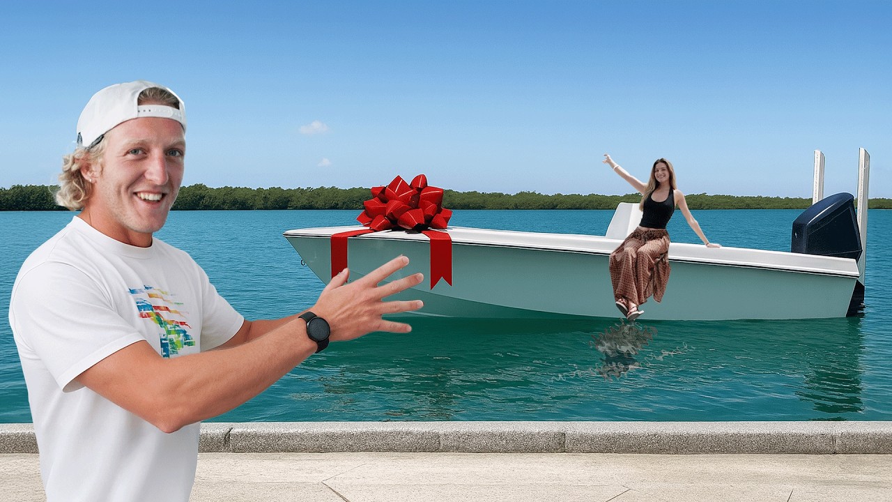 Surprising my girlfriend with a boat!