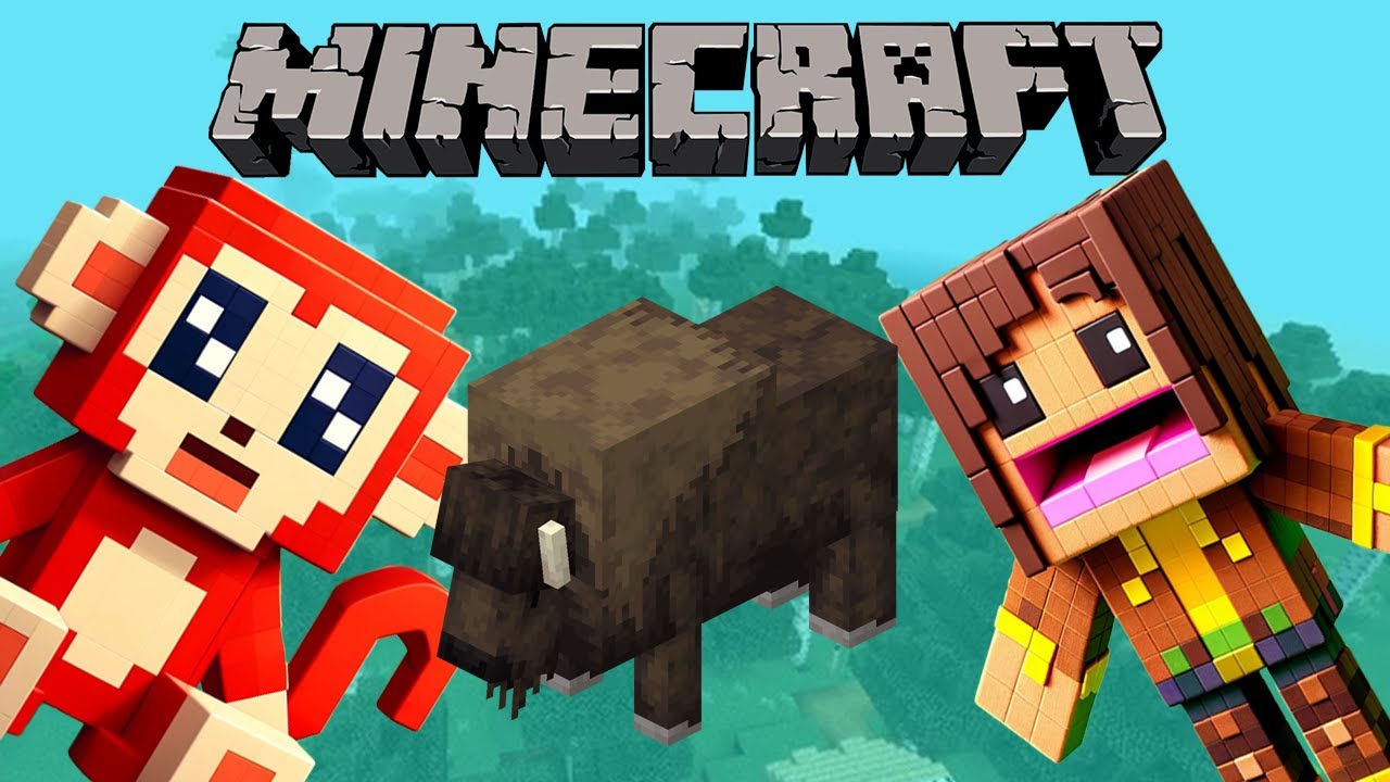 LA GRAN CACERÍA ! SALE MAL !#monosilabo #gameplays #minecraft