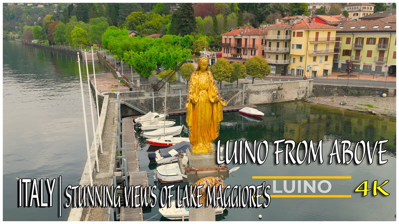 LUINO FROM ABOVE  🇮🇹 |STUNNING DRONE VIEWS OF LAKE MAGGIORE'S