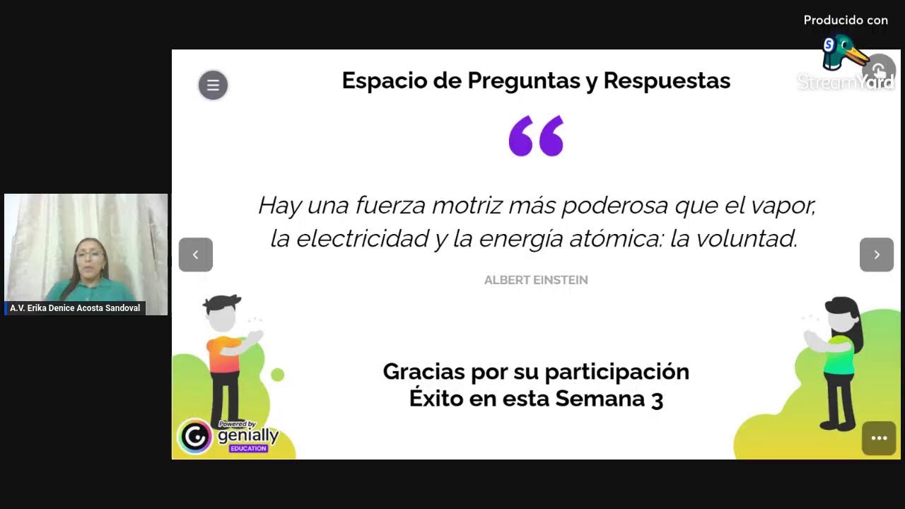 5° Espacio abierto de aprendizaje con tu Asesora Virtual_Semana 3