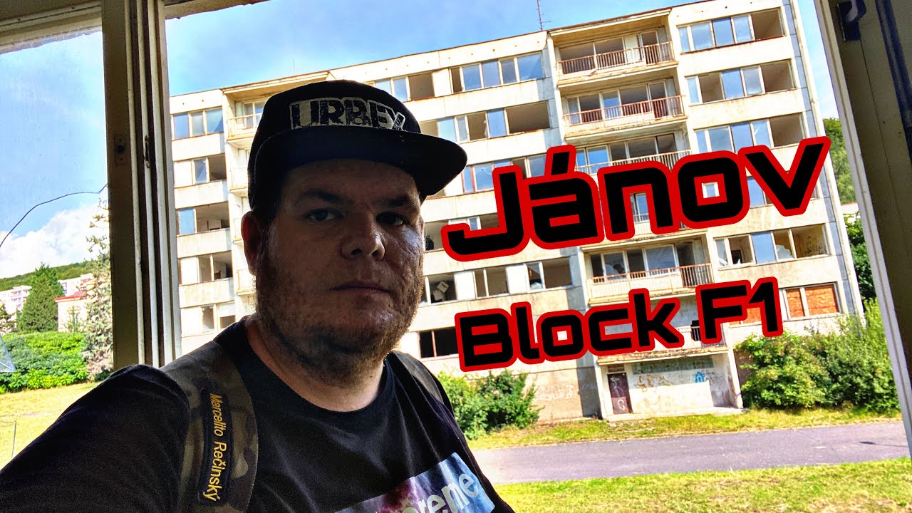 Opusté sídlisko v Česku Litvínov Janov Block F1 Sadová
