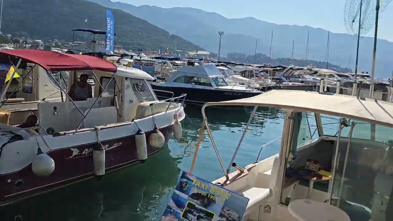 Walk in Budva (stari grad and beach) 4K - Montenegro 2023