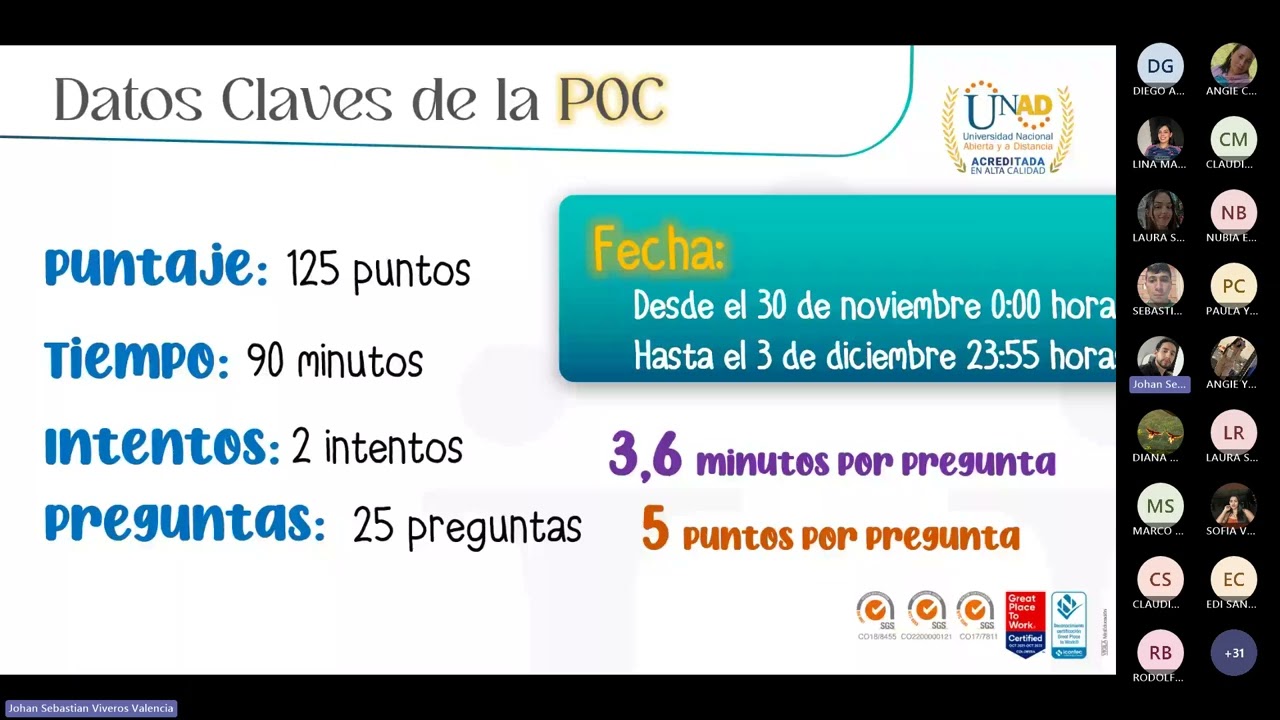 CIPAS PRUEBA OBJETIVA CERRADA (POC) - QUÍMICA GENERAL 🧪