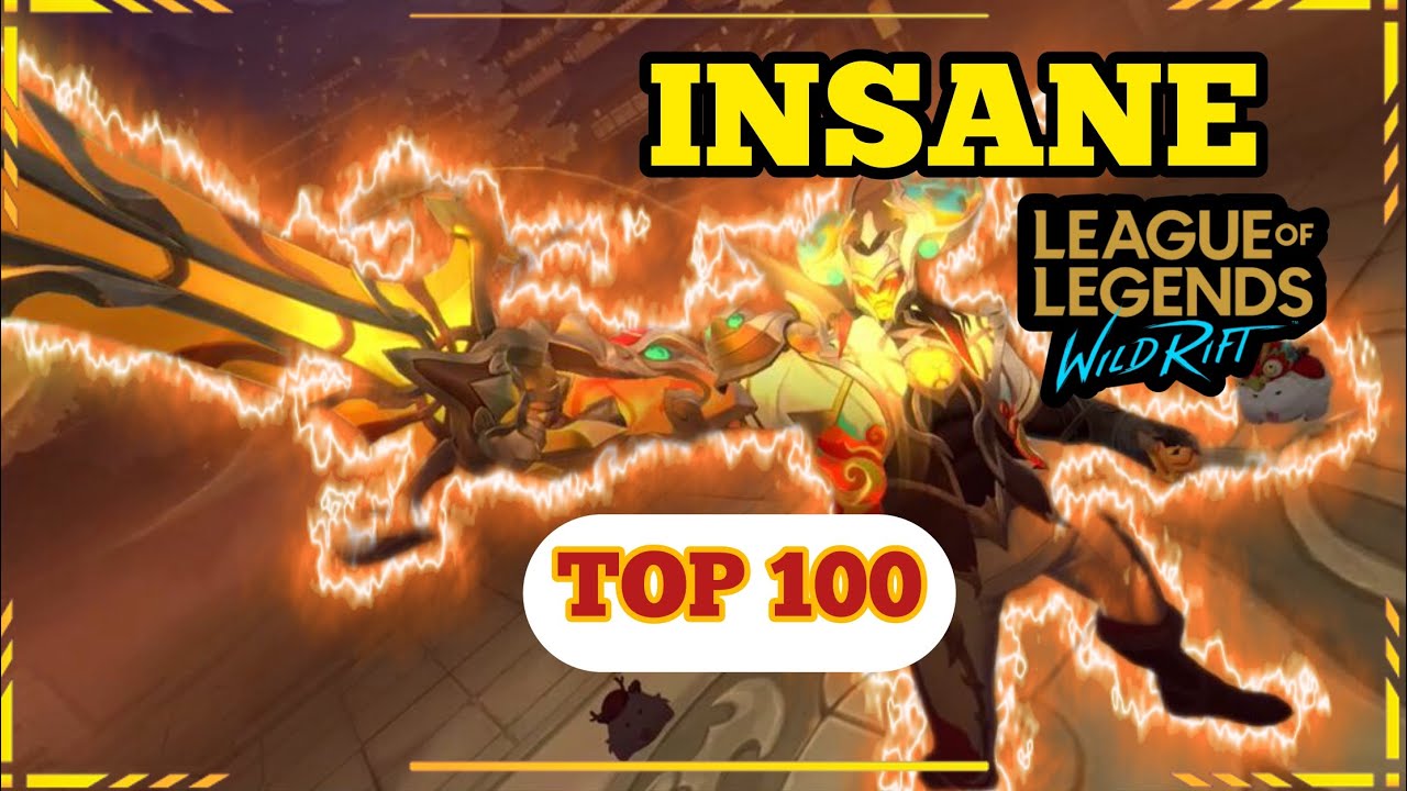 TOP 100 | WILD RIFT AATROX | INSANE CHAMPION