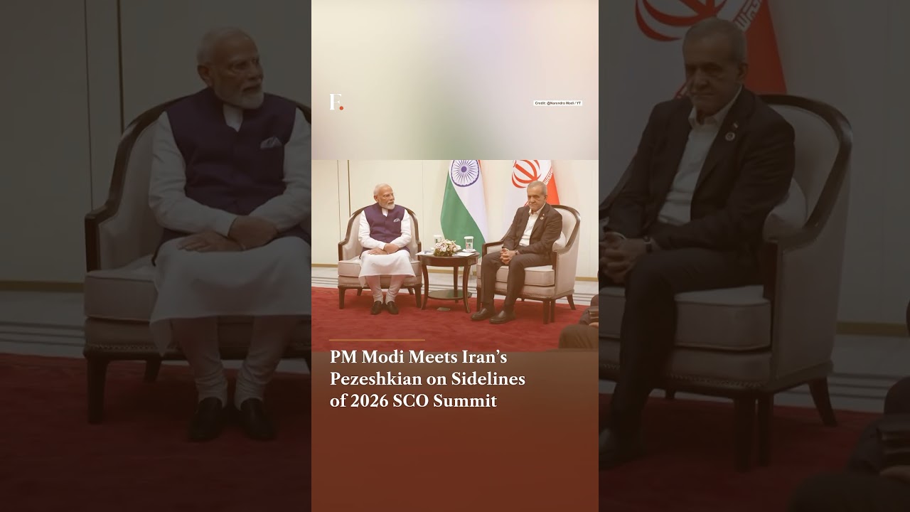 PM Modi Meets Iran&rsquo;s Pezeshkian on Sidelines of 2026 SCO Summit | N18G