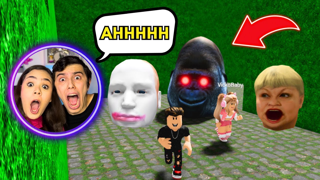 FUGIMOS DE TODAS CABEÇAS GIGANTES NO ROBLOX!!!