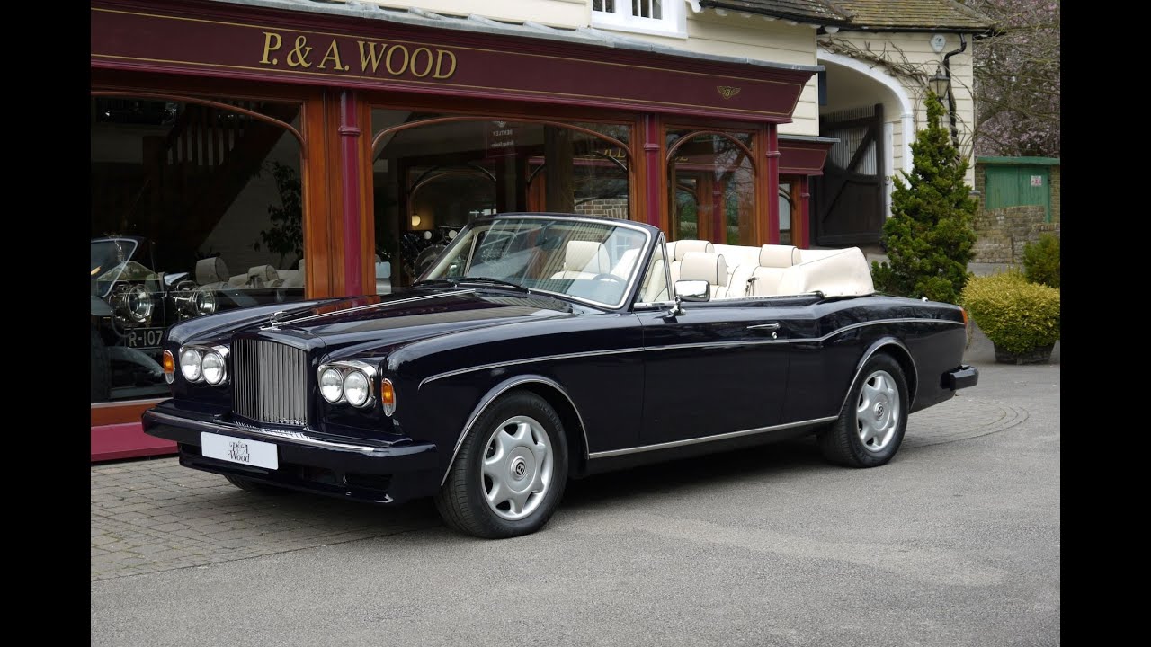 Bentley Continental S Convertible LHD. January 1995