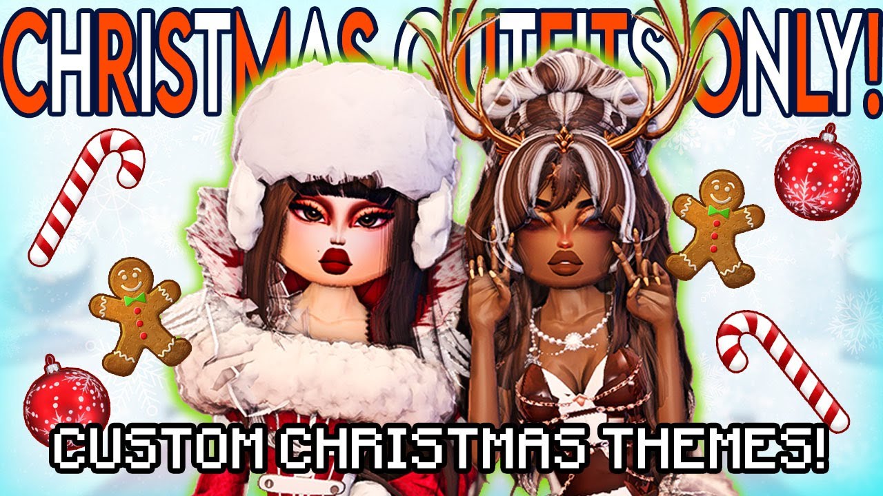 ONLY WEARING CHRISTMAS OUTFITS in a DUO and TRYING TO WIN in DRESS TO IMPRESS! *SUPER HARD* | Roblox