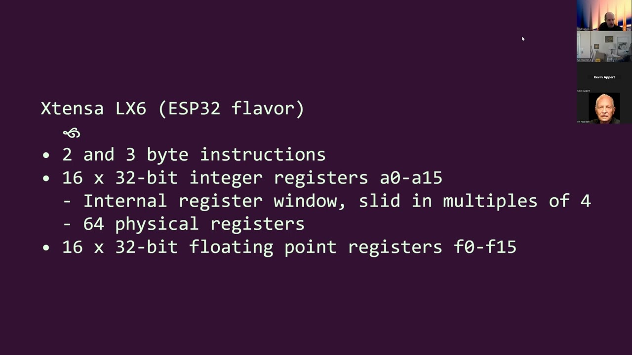 2022-10-22 -- Assembler / Disassembler for the ESP32 -- Brad Nelson