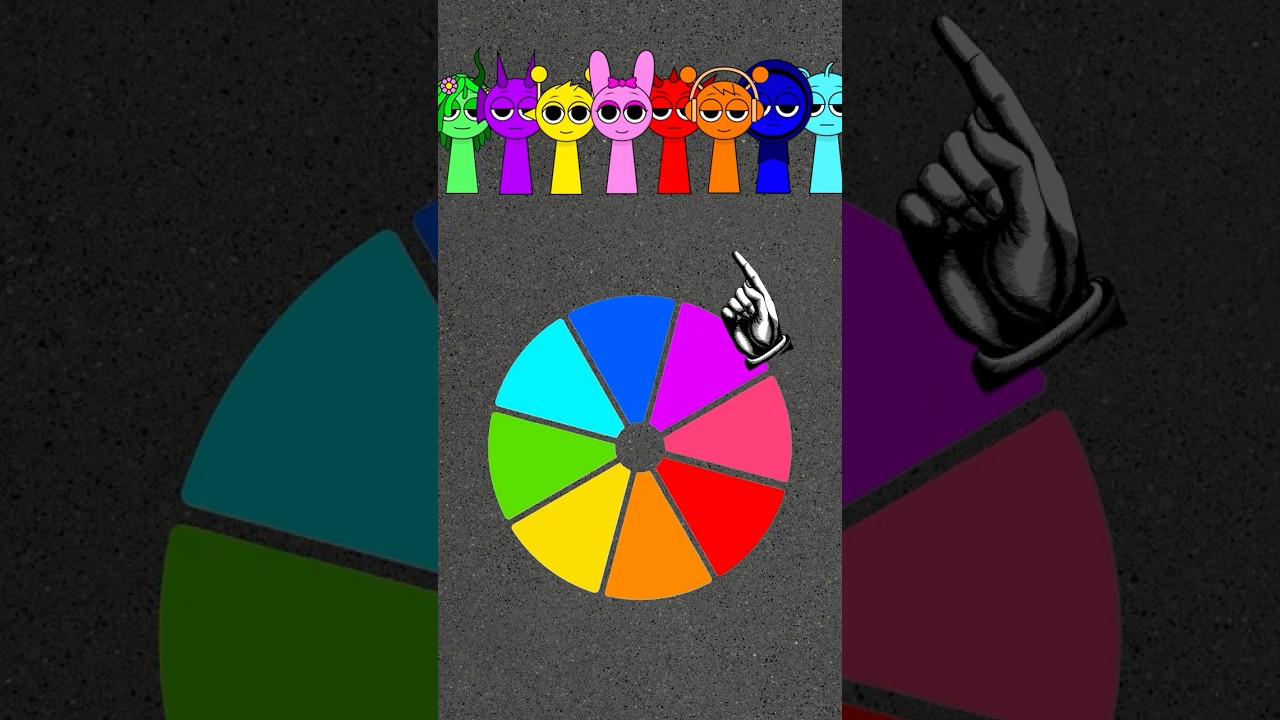 Guide Sprunki to your Сolor | Incredibox Sprunki #sprunki #colors