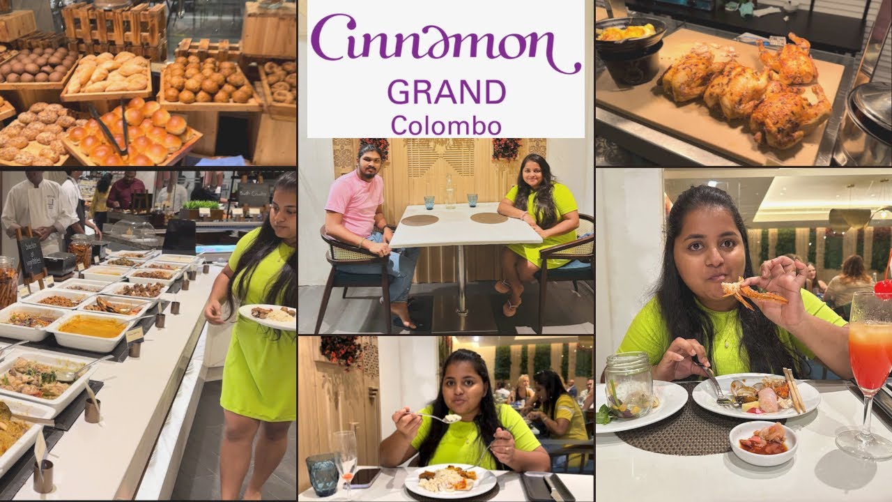 Vlog 16 - Cinnamon Grand International Dinner Buffet #Colombo #SriLanka / හොදම බුෆේ එක මොකද්ද? 😋😎