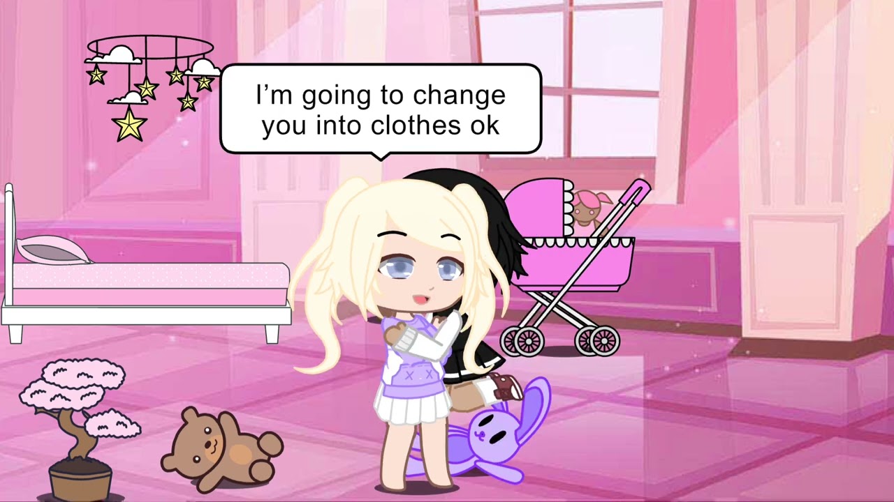 Treated like a baby by friend because of my height gacha club tlab