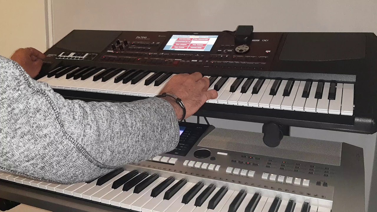 korg pa 700 and yamaha psr or700