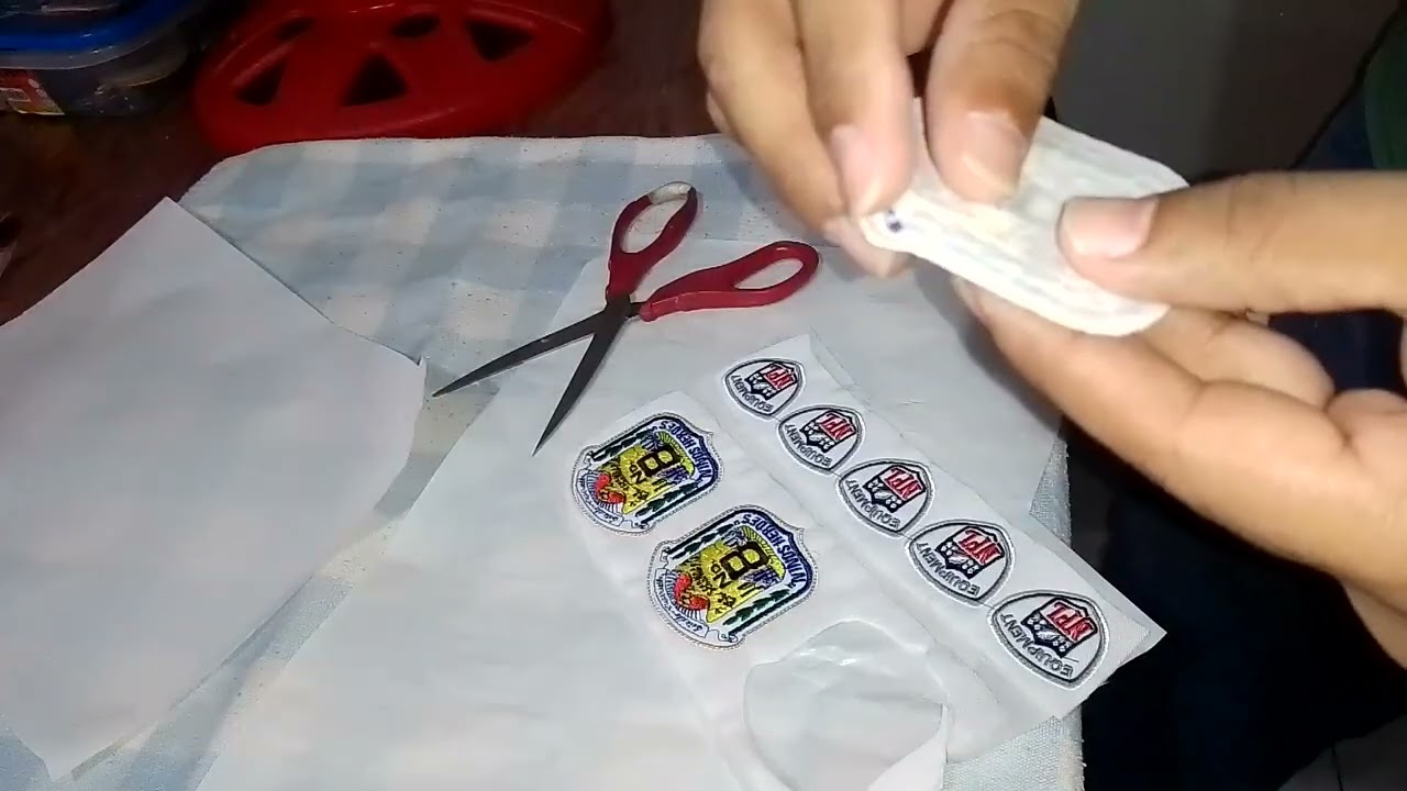 PARCHES TERMO ADHERIBLES #bifaz #papelbifaz #modiz #tutorialdebordado #aplicacio