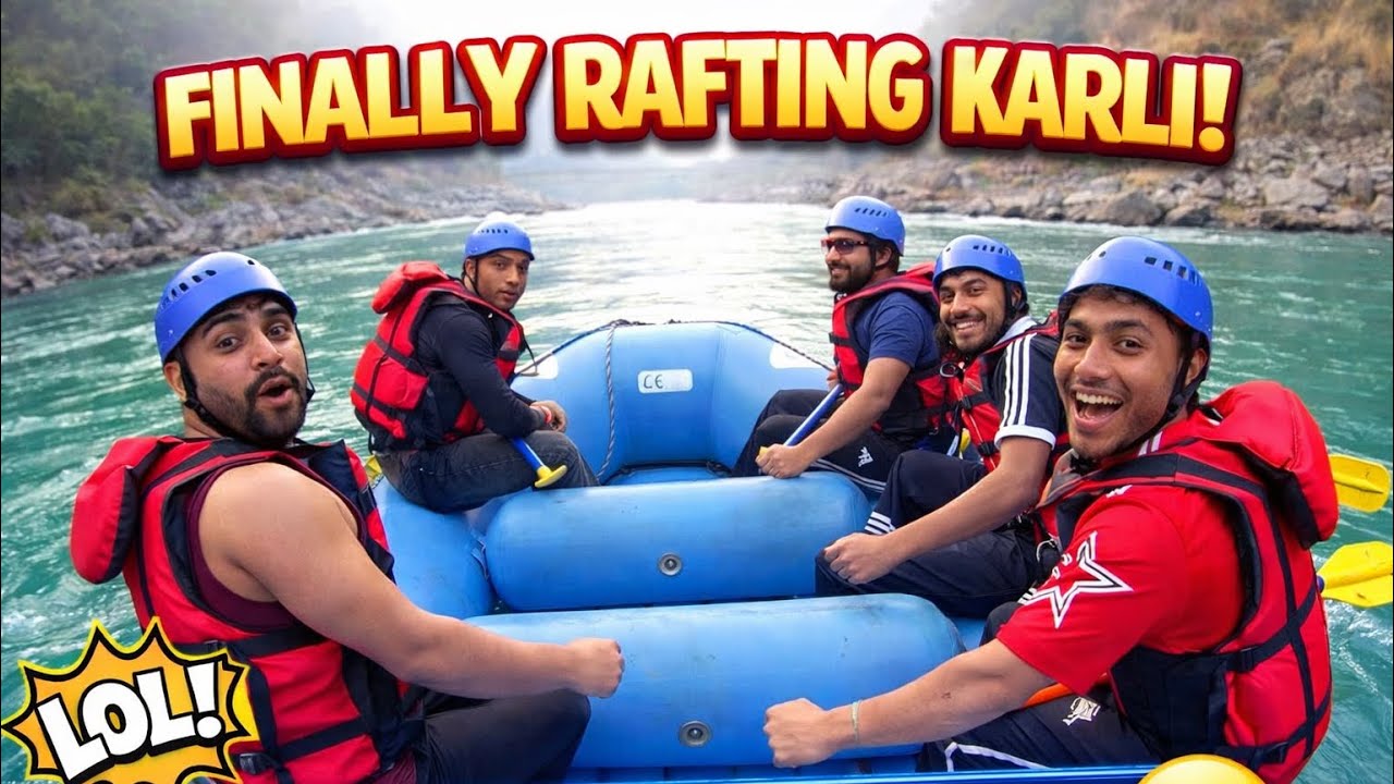 Rafting Krli 😱 Most Funny Vlog Ever 😂 | Paani Mein Dhamaka