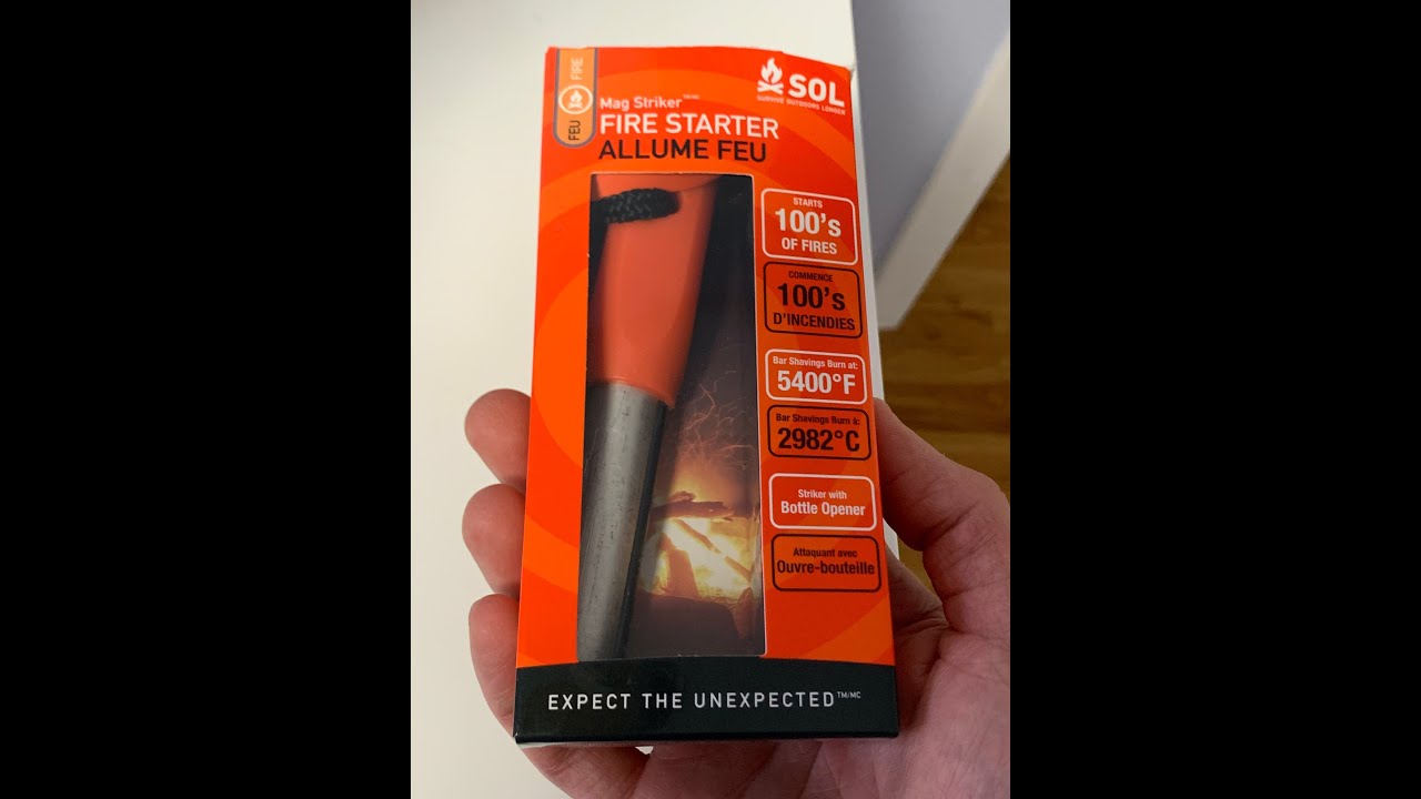 SOL Mag Striker - Magnesium/Flint Fire Starter