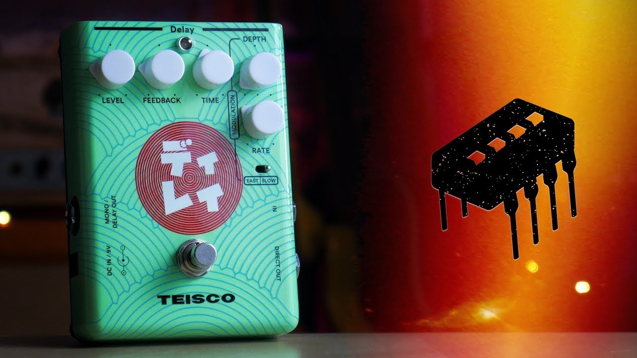 CLASSIC ANALOG DELAY GOES CRAZY! Teisco Delay (Demo)