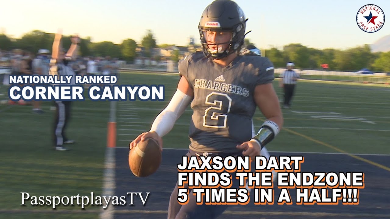 NATIONALLY RANKED Corner Canyon vs Farmington. Quarterback Jaxson Dart is a SCORING MACHINE!!!