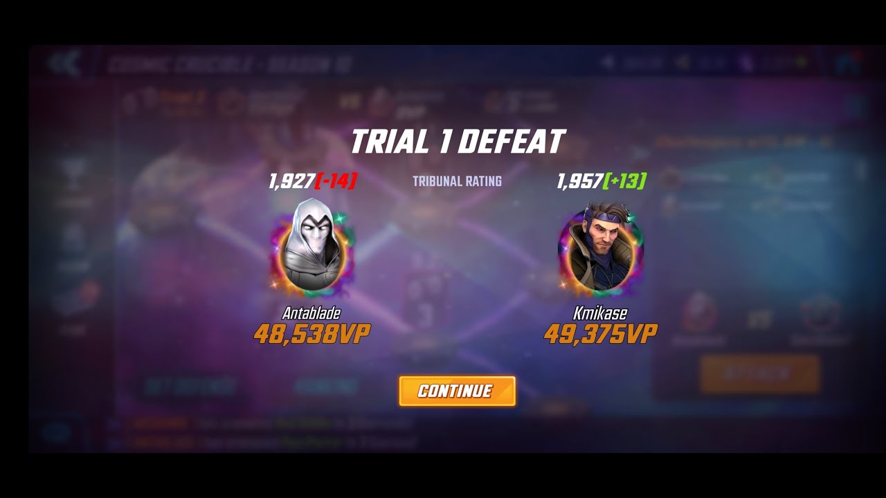 Cosmic Crucible 1021 vs Kmikase