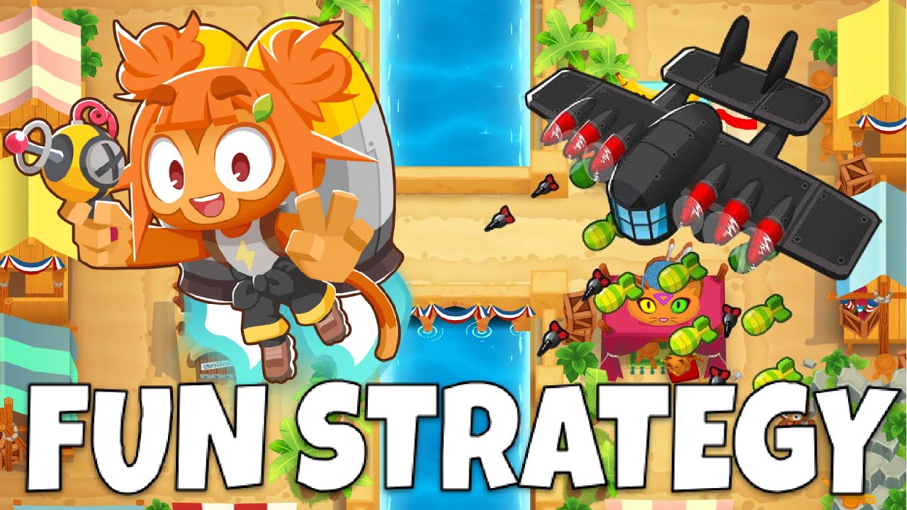 My FAVORITE Bazaar Chimps Strategy | BTD6 Black Border Guide (v49.3)