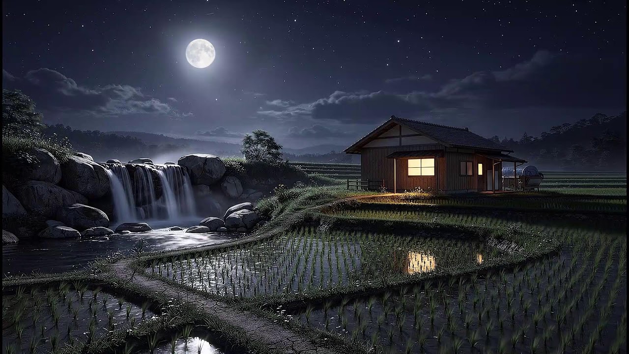 Calming Night 🌑 Healing of Stress,Anxiety and Depressive States,Relaxing ,Nighttime Sleep Time 50