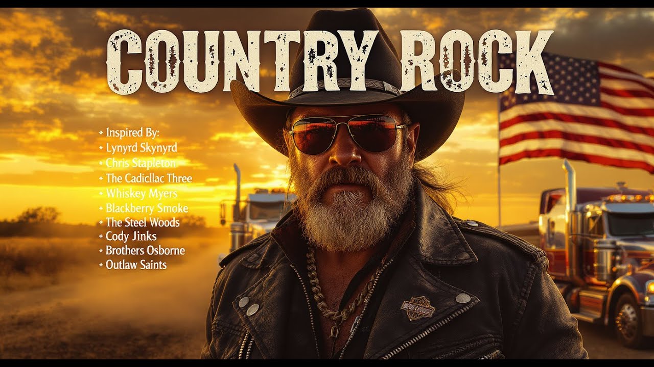 🎸 Ultimate  Ride Playlist 2025 – 5 Hours of Southern Rock & Country Blues Energy 🔥
