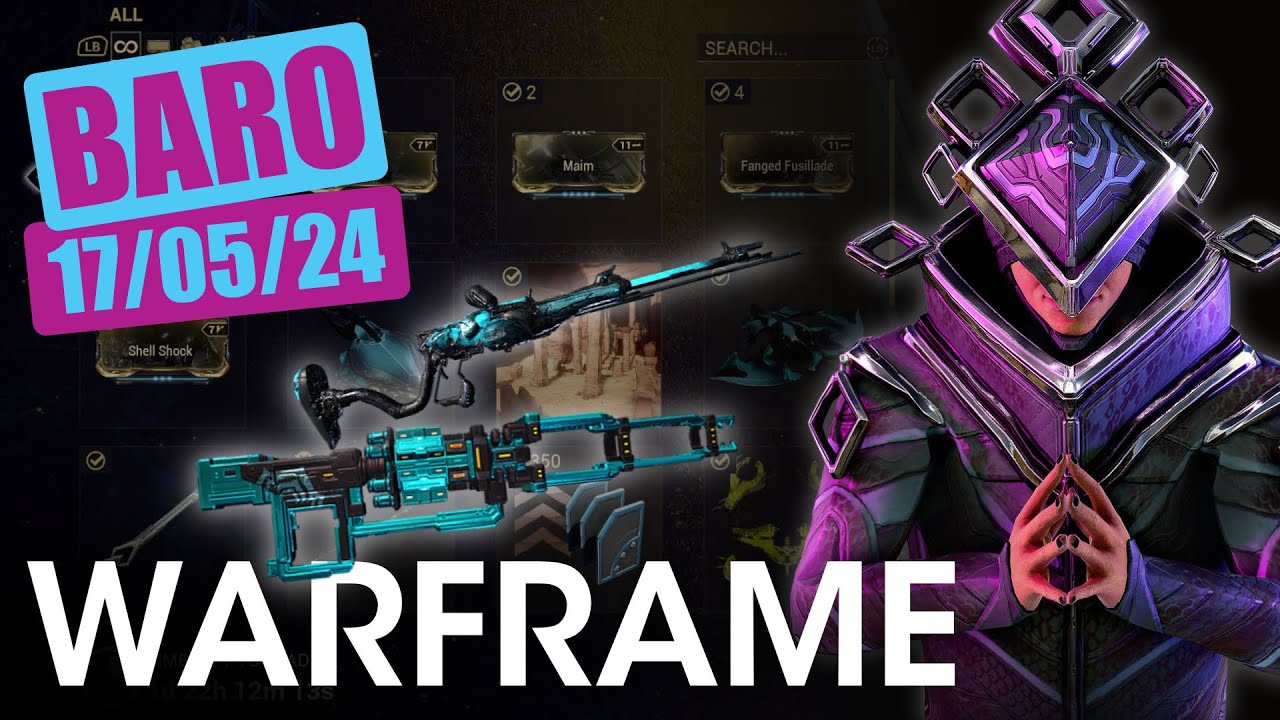 Baro Ki'Teer Location & Inventory 17 May 2024 - Warframe