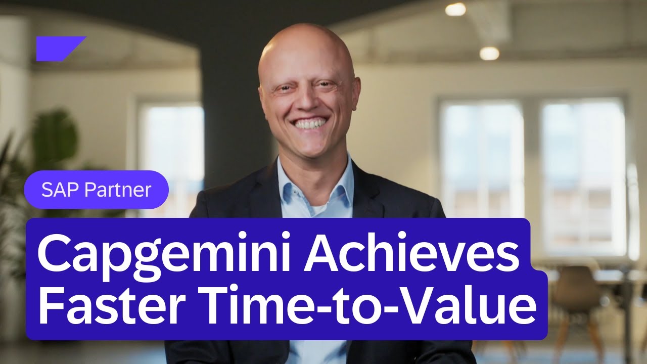 How Capgemini Achieves Faster Time-to-Value with SAP Business AI | SAP Partner