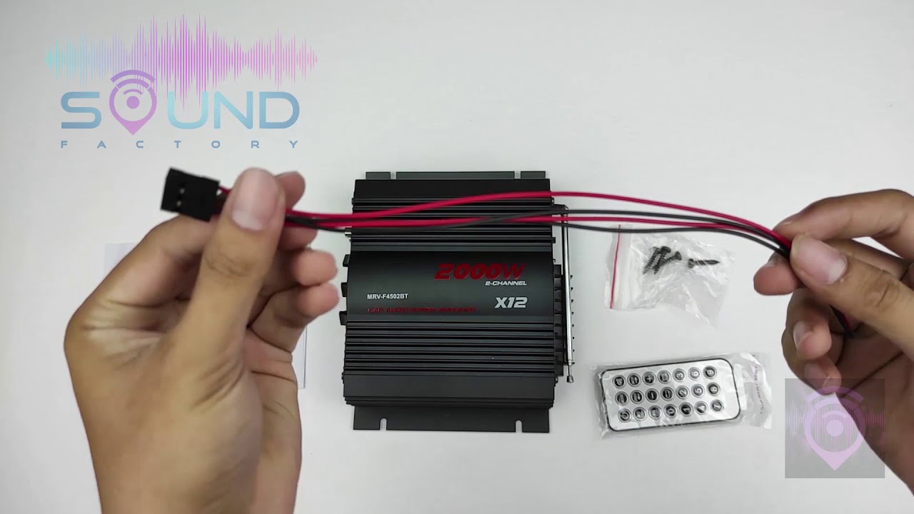 Sound Factory PH X12 MRV-4502BT Unboxing Video