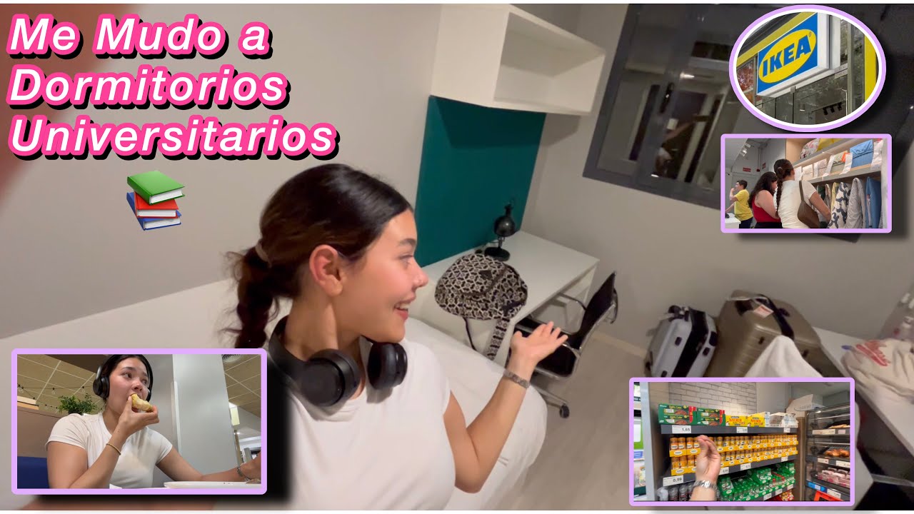 Me Voy a Dormitorios Universitarios + Yendo al súper en España!🇪🇸