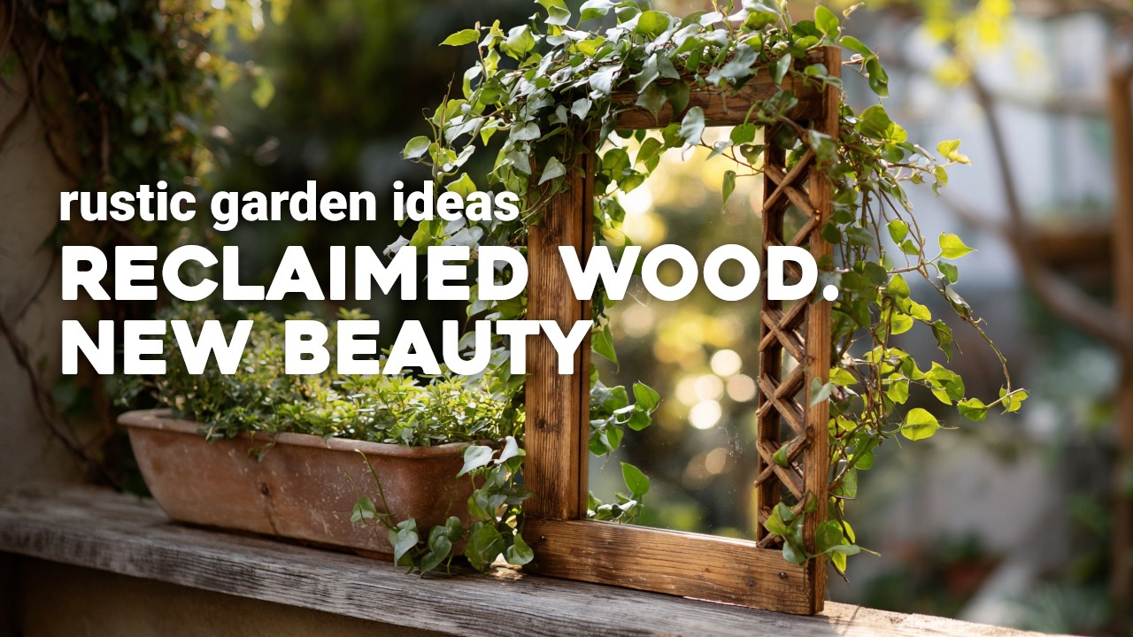 🪵 Rustic Garden Decor With Old Tools and Reclaimed Wood for a Timeless Country Look