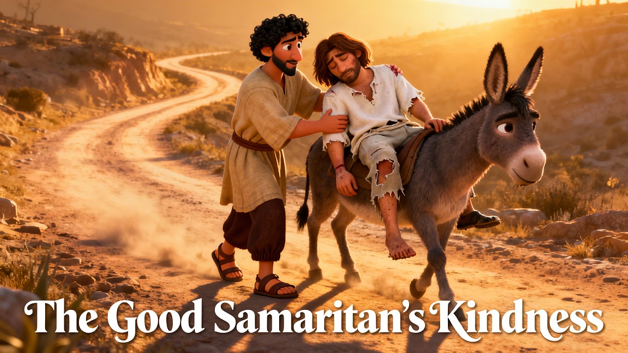 The Good Samaritan's Kindness | Bible Story Animation | Learn How to Love Like Jesus Merciful