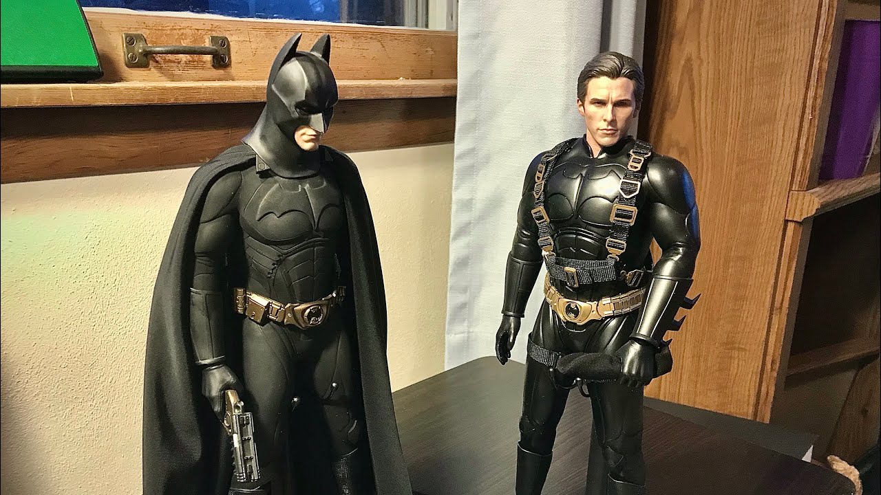 OLD vs NEW Batman Begins Hot Toys Comparison