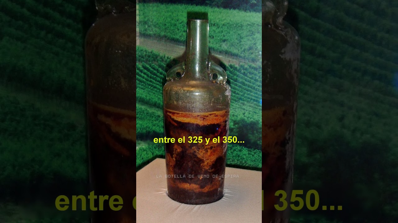 La botella de vino MAS ANTIGUA del mundo. La botella de vino de Speyer.