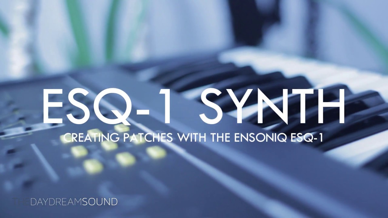 Обучение программированию ENSONIQ ESQ-1 СИНТЕЗАТОР