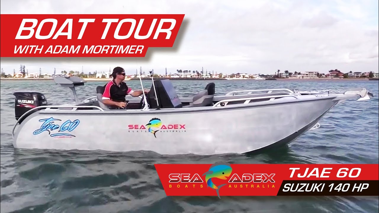 SeaAdex TJae 60 with Suzuki 140 - walk through with Adam Mortimer