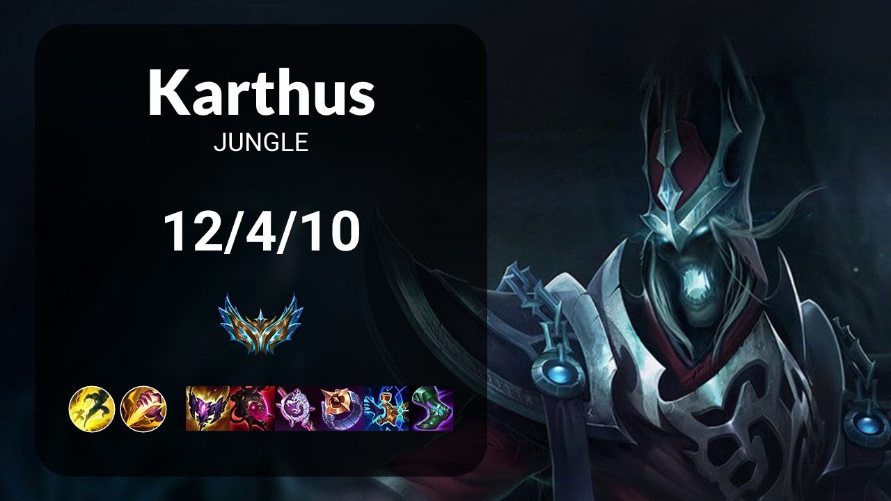 Karthus vs Graves JUNGLE - KR CHALLENGER Patch 14.22
