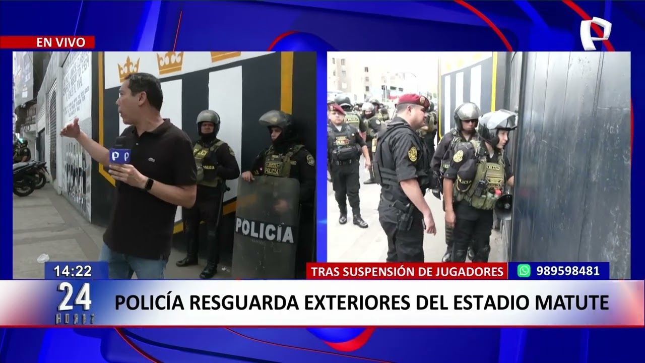 Policía resguarda estadio de Matute tras escándalo en Alianza Lima