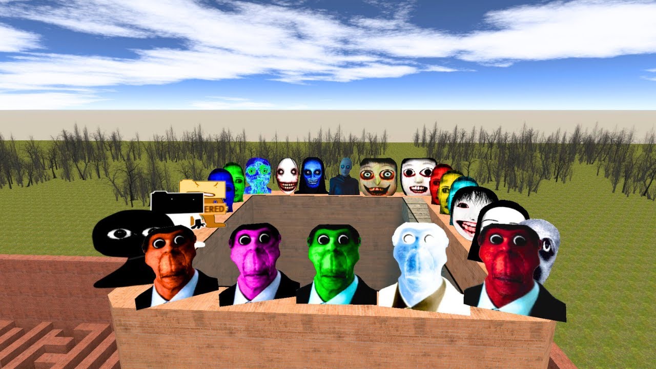 GMod BIG MAZE SANDBOX LONG VIDEO 😱🔥 | Horror Survival Gameplay | GameX HD