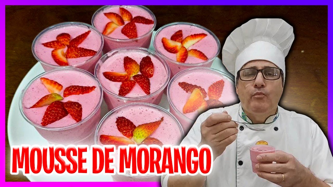 FAÇA E VENDA - MOUSSE DE MORANGO