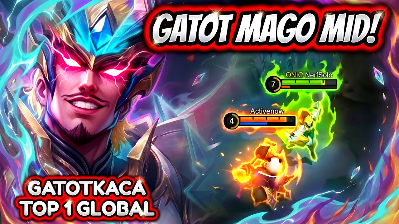 &iexcl;GATOTKACA MAGO FULL DA&Ntilde;O CON 1200 ESTRELLAS! GATOTKACA TOP 1 GLOBAL 82% WINRATE! | MOBILE LEGENDS