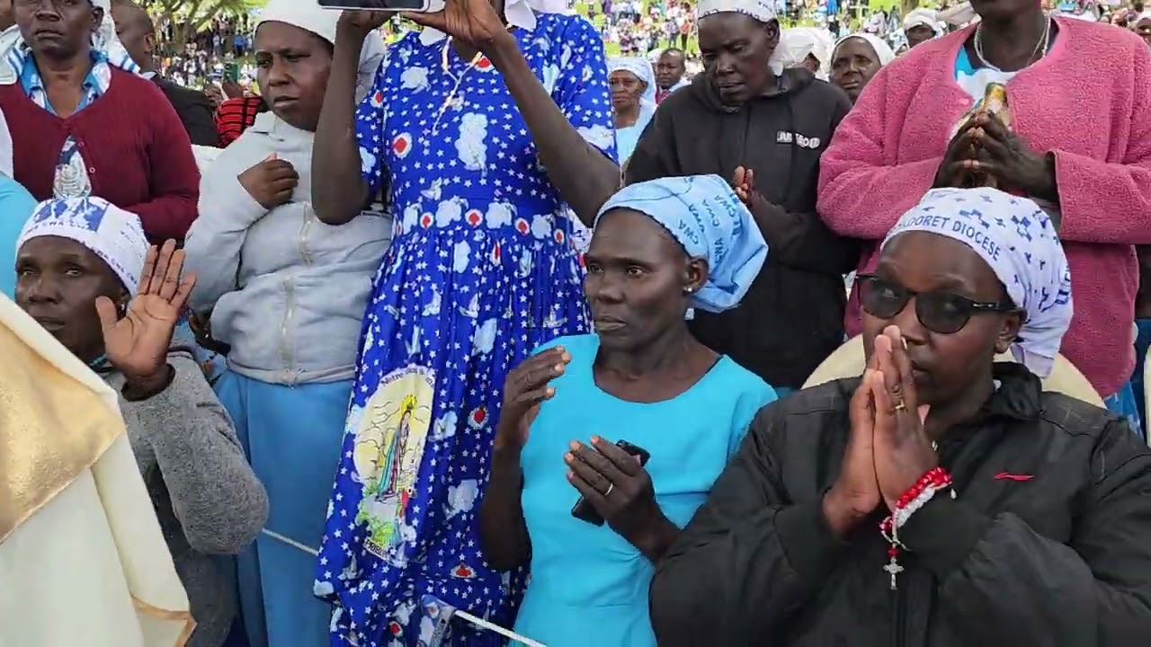 Adoration during the National Prayer Day, Subukia Shrine on 5th Oct 24.