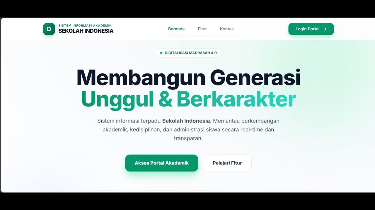 PENGISIAN PRESENSI DAN JURNAL KBM - SISTEM AKADEMIK MADRASAH