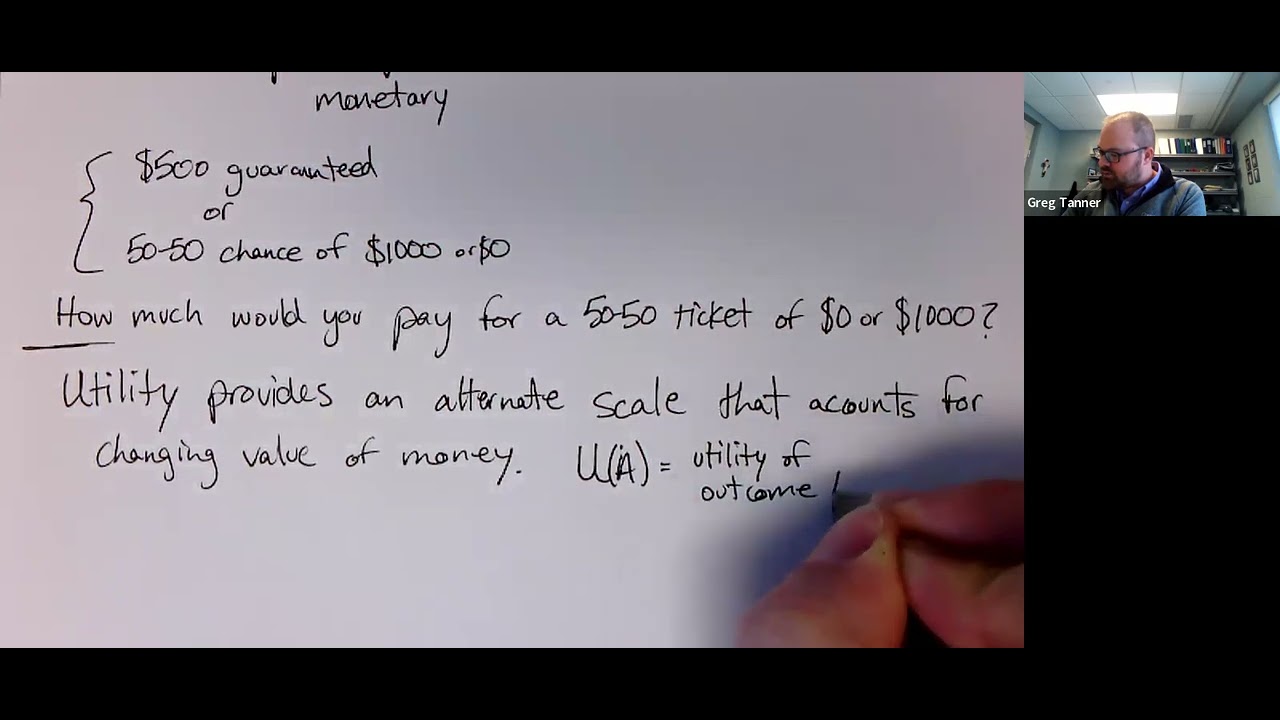 Decision Analysis - Utility Theory