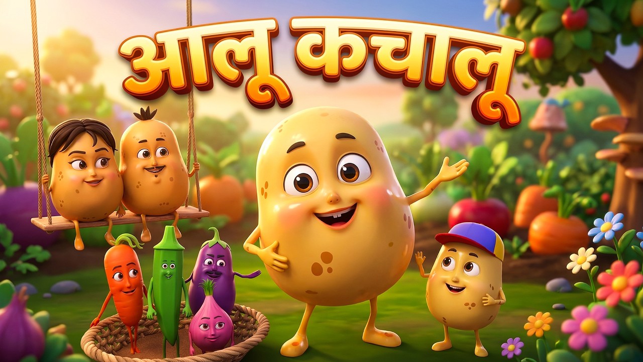 आलू कचालू 🥔| Aalu Kachalu Beta Kahan Gaye The | आलू कचालू बेटा कहाँ गए थे | Hindi Nursery Rhymes