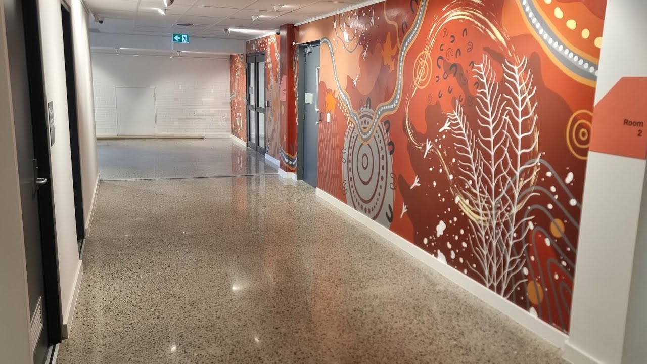 SCP- Camden Civic Centre. Commercial Polished Concrete