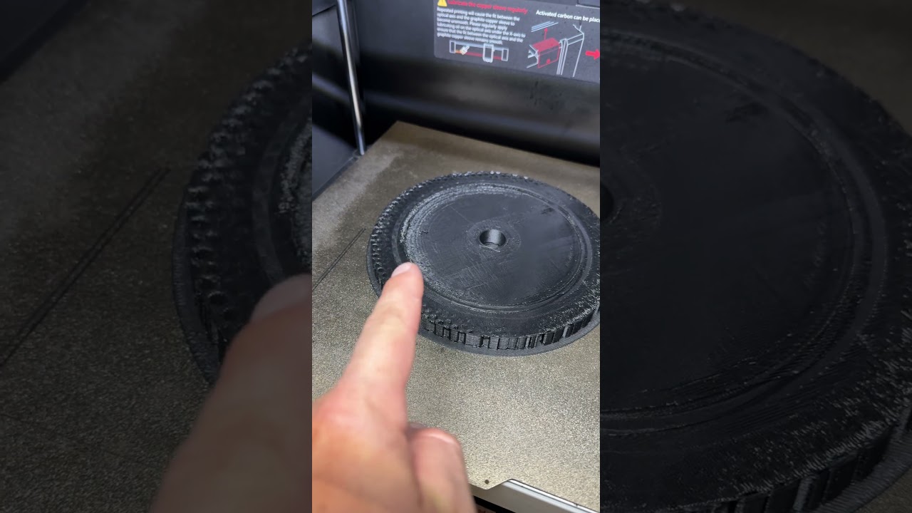 NYLON отрывает от стола Qidi Plus 4 #shorts #3d #3dprinting