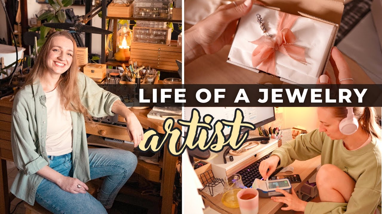 I MOVED!! Small Jewelry Business Productive Week: Packing Orders, Making Jewelry, New Workshop