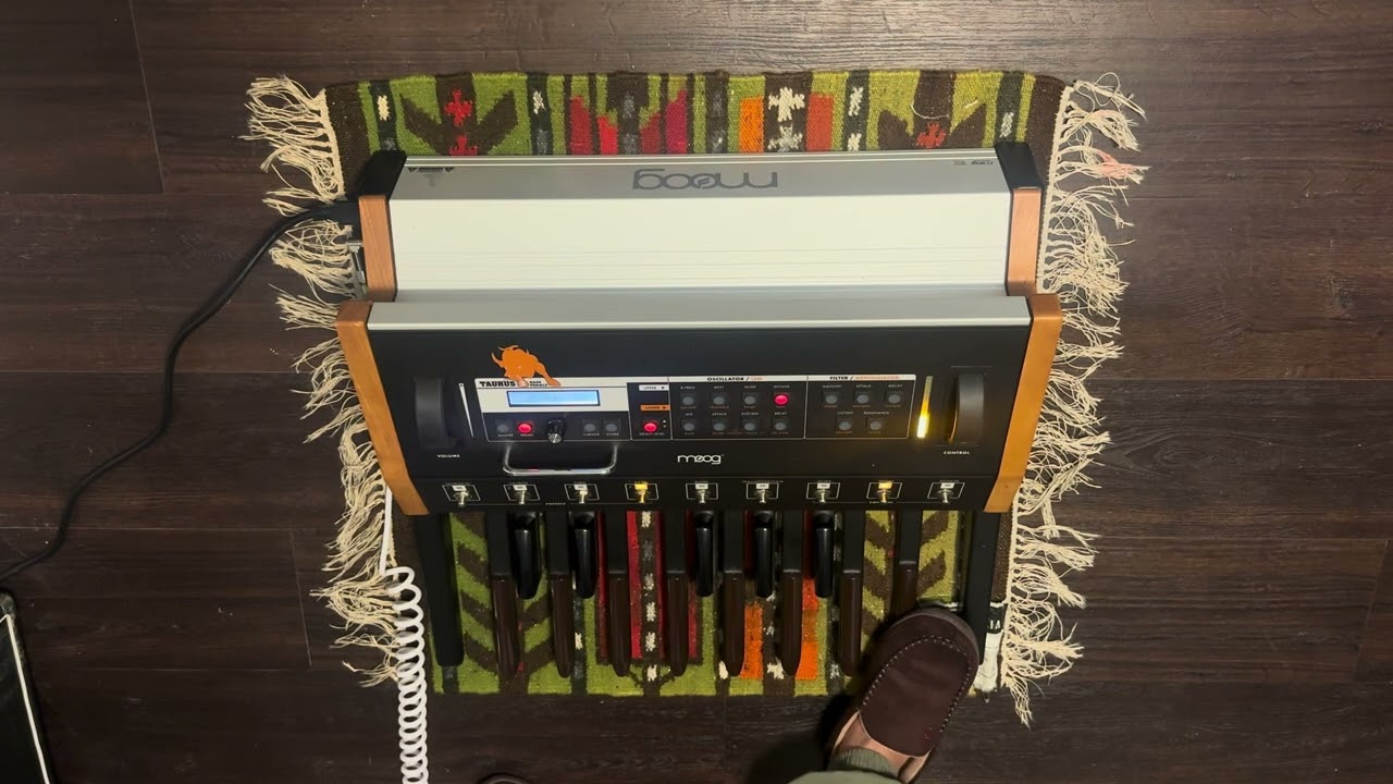 Genesis - Duke’s Travels {Bass Pedal Cover} with Moog Taurus III