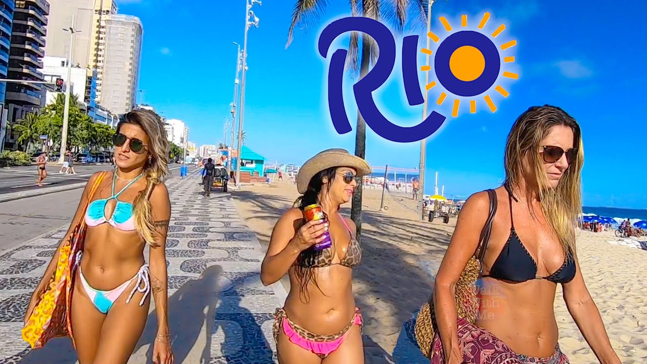 Leblon Beach Boardwalk Rio de Janeiro, Brasil 🇧🇷